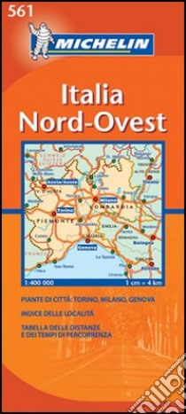 Italia Nord Ovest 1:400.000 libro