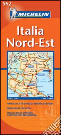 Italia nord-est 1:400.000 libro