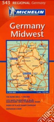 Germany Midwest 1:350.000 libro