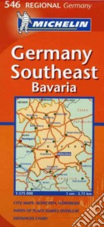 Germany Southeast, Bavaria 1:375.000 libro