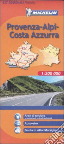 Provenza, Alpi, Costa d'Azzurra 1:200.000 libro