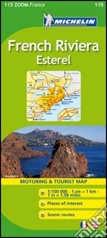 French Riviera. Esterel. 1:100.000. Ediz. italiana e inglese libro