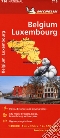 Belgio, Lussemburgo 1:350.000 libro