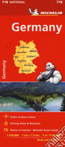 Allemagne-Germany 1:750.000 libro