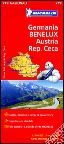 Germania, Benelux, Austria, Repubblica Ceca 1:1.000.000 libro