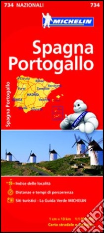 Spagna Portogallo 1:1.000.000 libro