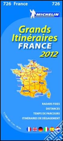 Route planning France 2012 1.000.000. Ediz. multilingue libro