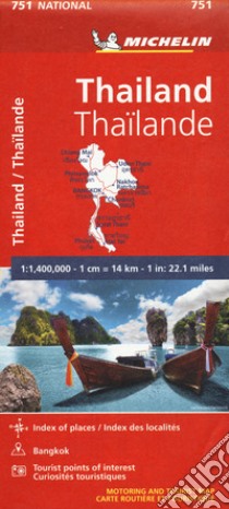 Thailand- Thaïland. 1:1.400.000 libro