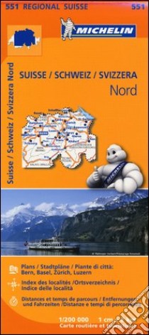 Suisse-Schweiz-Svizzera Nord 1:200.000 libro