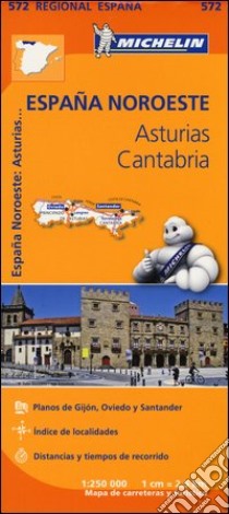 España Noreste. Asturias, Cantabria 1:250.000 libro