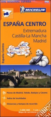 España Centro. Extremadura. Castilla-La Mancha. Madrid. 1:400.000 libro