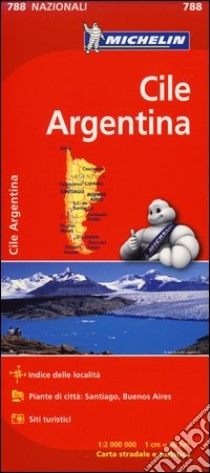 Cile, Argentina 1:2.000.000 libro