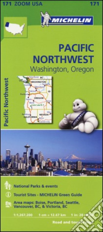 Pacific Northwest. Washington, Oregon 1:1.267.200 libro