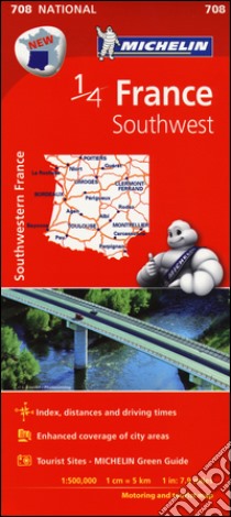 France. Southwest 1:500.000 libro