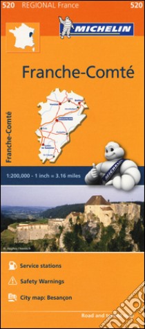 Franche-Comté 1:200.000 libro