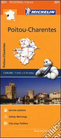 Poitou-Charentes 1:200.000 libro