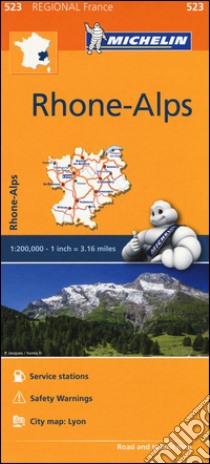 Rhône, Alpes-Rhone, Alps 1:200.000 libro