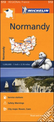 Normandie-Normandy 1:200.000 libro