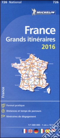 France. Grands itinéraires 1:1.000.000 libro