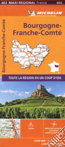 Bourgogne-Franche-Comté 1:400.000 libro