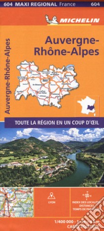 Auvergne-Rhône-Alpes 1:400.000 libro