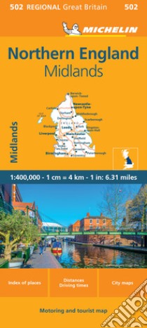 Northern England, Midlands 1:400.000 libro