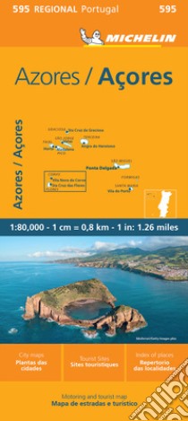 Azores-Açores 1:80.000. Ediz. bilingue libro