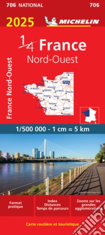 France Nord-Ouest 1:500.000 libro