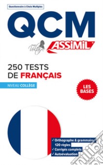 250 tests de français. QCM libro di Ponsonnet Aurore