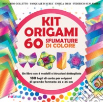 Kit origami. 60 sfumature di colore. Ediz. a colori. Con Materiale a stampa miscellaneo libro di Colletto Riccardo; D'Auria Pasquale; Dray Enrica