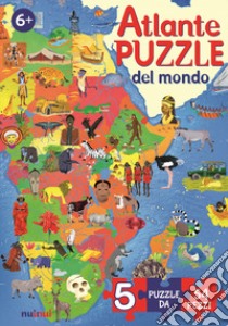 Atlante puzzle del mondo. Ediz. a colori libro di Lavagno Enrico