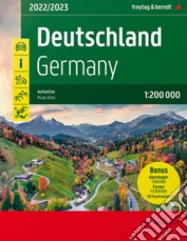 Deutschland, Autoatlas 1:200.000. Ediz. a spirale. Con Karte libro