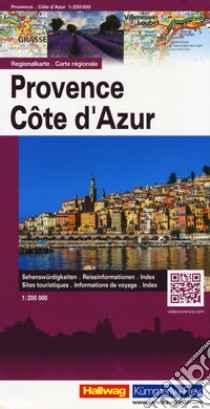 Provenza Costa Azzurra-Provence Cote d'Azur 1:200.000. Carta stradale libro