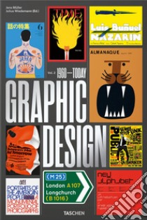 The history of graphic design. Ediz. italiana e spagnola. Vol. 2: 1960-Today libro di Müller Jens; Wiedermann J. (cur.)