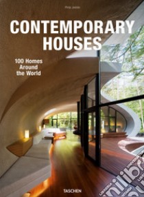 Contemporary houses. 100 homes around the world. Ediz. italiana, spagnola e portoghese libro di Jodidio Philip