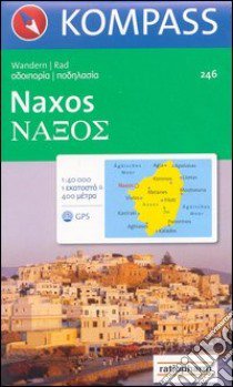 Carta escursionistica n. 246. Grecia. Naxos 1:50.000. Adatto a GPS. Digital map. DVD-ROM libro