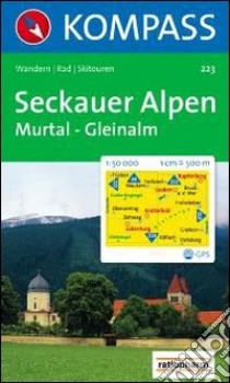 Carta escursionistica n. 223. Austria. Ad est delle Alpi. Vienna, Stiria... Sexkauer Alpen, Gleinalm 1:50.000. Adatto a GPS. DVD-ROM digital map. Ediz. bilingue libro