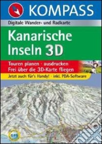 Carta digitale Europa del sud n. 4251. Kanaren isole digital map. Con 3 DVD-ROM libro