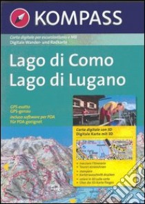 Carta digitale Italia n. 4091. Lago di Como, lago di Lugano digital map. Con 3 DVD-ROM libro