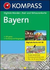 Carta digitale n. 4370. Bayern. Digital map. 3 DVD-ROM libro