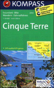 Cinque terre. Carta escursionistica 1:35.000 libro