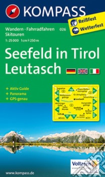 Carta escursionistica n. 026. Austria. Tirolo... Seefeld in Tirol-Leutasch 1:25.000. Con carta panoramica. Adatto a GPS. DVD-ROM digital map. Ediz. multilingue libro