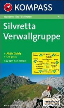 Carta escursionistica n. 41. Austria. Nei dintorni del lago di Costanza-Rund um den Bodensee. Silvretta-Verwallgruppe 1:50.000. Adatto a GPS. DVD-ROM digital map. Ediz. bilingue libro