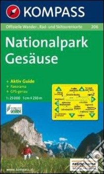 Carta escursionistica n. 202. Austria. Ad est delle Alpi. Vienna, Stiria... Nationalpark gesäuse 1:25.000. Con carta panoramica. Adatto a GPS. DVD-ROM digital map. Ediz. bilingue libro