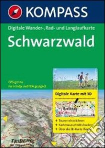 Carta digitale n. 4770. Germania. Schwarzwald 1:50.000. DVD-ROM digital map libro