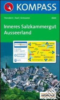 Carta escursionistica n. 020. Austria superiore. Inneres Salzkammergut, Ausserland 1:25.000. Adatto a GPS. Digital map. DVD-ROM. Ediz. bilingue libro