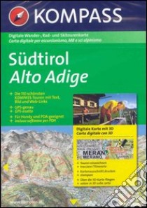 Carta digitale Italia n. 4331. Alto Adige-Dolomiti digital map. Con 3 DVD-ROM libro