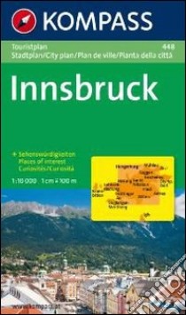 Pianta turistica n. 448. Austria. Innsbruck 1:10.000 libro