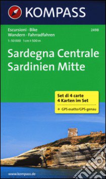 Sardegna centrale-Sardinien mitte. Carta escursionistica 1:50.000. Ediz. bilingue libro