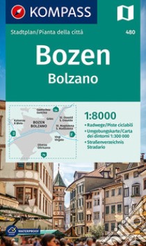 Pianta della città n. 480. Bolzano-Bozen 1:8.000 libro